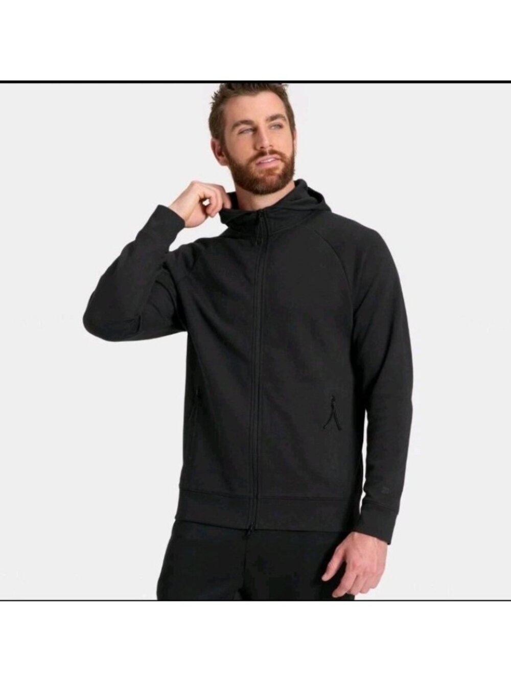 All In Motion Men's Siro Ponte Full Zip Hooded Sweatshirt Long Sleeve Xl.  Wl509